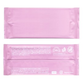 Kyushu Paper VIP W-29 (W-29 Cherry Blossoms, 50 Pieces) Thick Hot Towels, Luxury, Pink, Large, Commercial Use, Solid, Individual Packaging, Restaurants, Cafes, Restaurants, Weddings