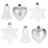 com-four® Christmas Tree Decorations - Christmas Tree Baubles In Different
