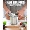 Multifunctional Can Opener Manual, Durable Heavy Duty Handheld Strong Can