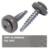 SKIR'CO Pack of 200 Roofing Screws 4.8 x 28 mm