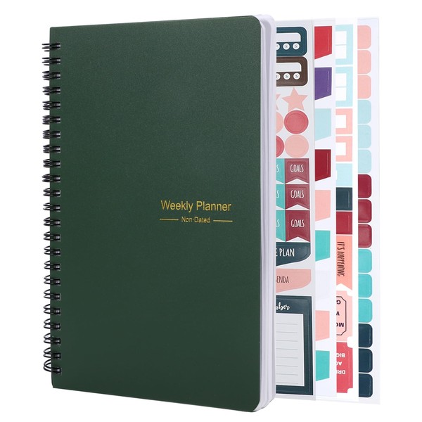 To Do List Notebook, A5 Undated Weekly Planner Notebook 52 Weekly ...