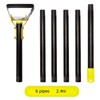 Scuffle Garden Hula Hoe for Weeding – Push-Pull Stirrup Weeder