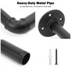 Winmien Industrial Pipe Clothes Rack, 50 In Heavy Duty Wall