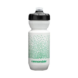 Cannondale Gripper Water Bottle Bubbles White w/Green 600ml/21oz CP5102U1060