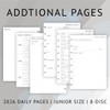 newestor 2026 Daily Planner Refills for 8-Discbound Planners - Daily