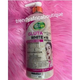 Veetgold GLUTA-WHITE X10 Whitening Shower Gel 1000mlx 1