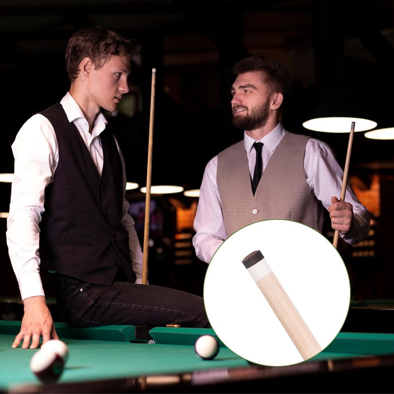 JJUNW Pack of 20 Billiard Cue Tips, 13 mm Pool