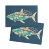 Ocean City, New Jersey, Shark Name Pattern, (4x6 Birch Wood
