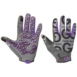 GoFit GF-WGFF-M/PPL Women's Pro Trainer Full-Finger Training Gloves (Medium)