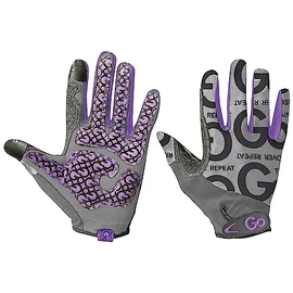 GoFit GF-WGFF-M/PPL Women's Pro Trainer Full-Finger Training Gloves (Medium)