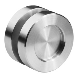 SOTECH KAJA Sliding Door Handles Diameter 50 mm Brushed Stainless Steel for Glass Doors Glass Door Handle Solid Handle Shell for Sliding Glass Doors