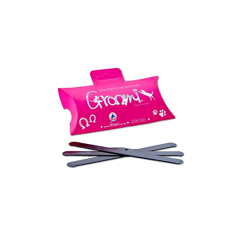 Groomi Tool Spares Kit - Handle Purchased Seperately - Three