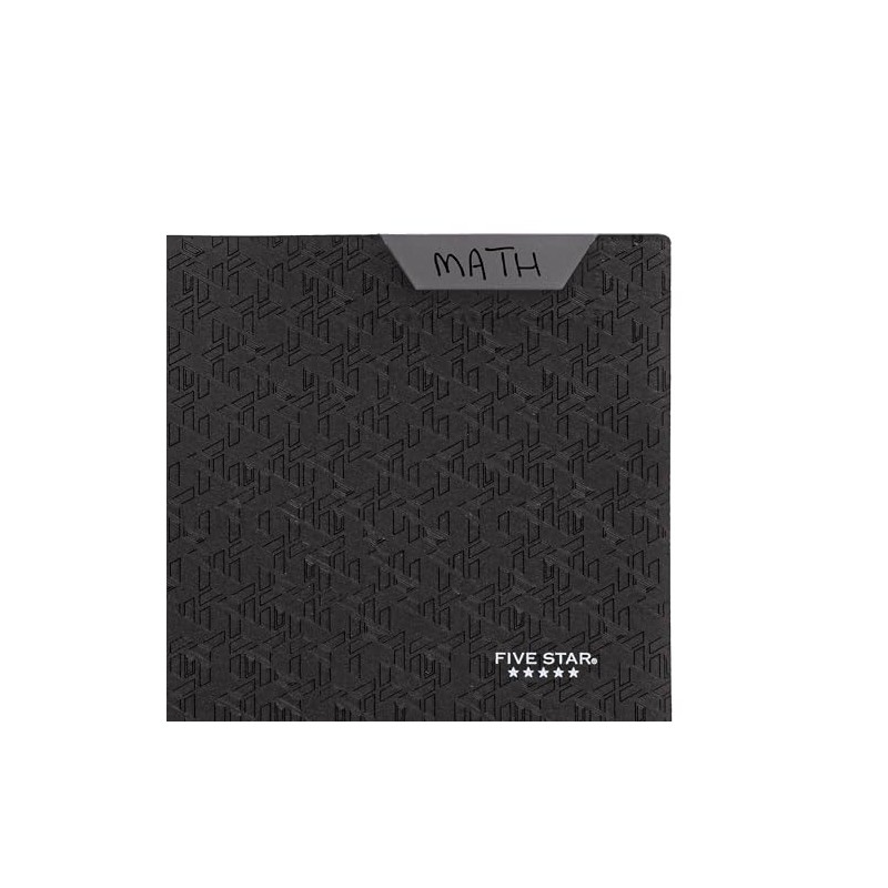 Five Star - Carpeta de 2 bolsillos, carpeta de plástico