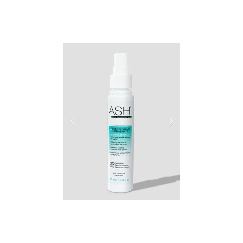 Suero Facial Hidratante Efecto Mate Control De Grasa Ash