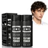 2PCS Polvo Texturizador Cabello Hombre,Polvo para Peinar Hombre