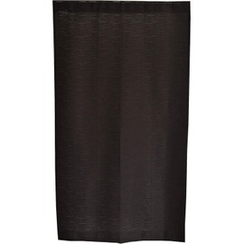 Noren Noren, Made in Japan, Flame-retardant, Commercial Use, Plain, Simple Lace, Flameproof Noren, Mondo, Brown (Approx. 33.5 inches (85 cm) x 66.9 inches (170 cm) Length)