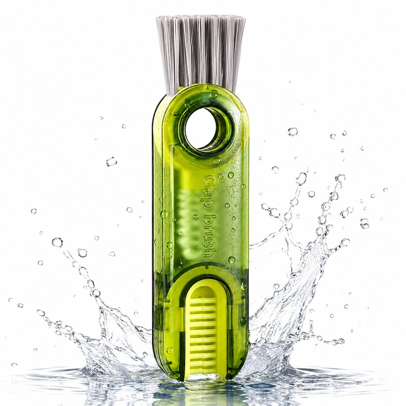 3-in-1 Cup Cleaning Brush for Lids & Gaps – Rotating