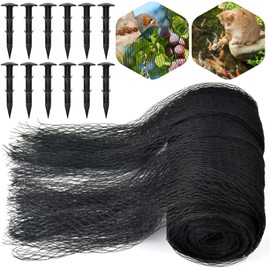 PACETAP Pond Netting Kit 15 x 20 Ft for Leaves, Heavy Duty Koi Pond Cover, Pool Protective Cover Netting with Stakes Protecting Koi Fish from Birds, Cats, Predators