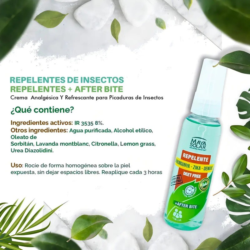 Kit De Bloqueador Solar Biodegradable Fps 50 Con Repelente