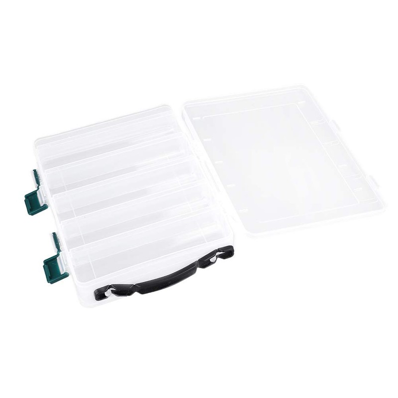 Keenso Fishing Lure Box Lure Holder Lure Storage Box, Plastic