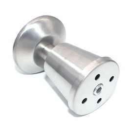 4 NUZAMAS Cabinet Legs Kitchen Foot Worktop, Cup Shape, Height 80mm, Unit, Breakfast Bar, Desk Table Legs Furniture Legs - Stainless Steel - 0-5mm Adjustable Height