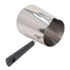Coffee Milk Frothing Pitcher Cup 304 Stainless Steel Long Handle