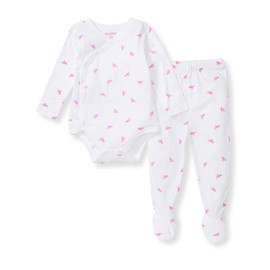 Burt's Bees Baby Unisex Baby Bodysuit & Pant Set, 100% Organic Cotton