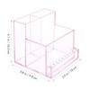 Minkissy Modern Pink Nail Drill Storage Box & Holder
