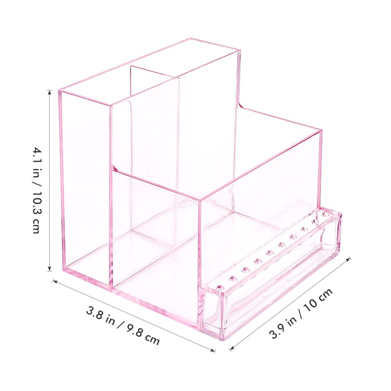 Minkissy Modern Pink Nail Drill Storage Box & Holder