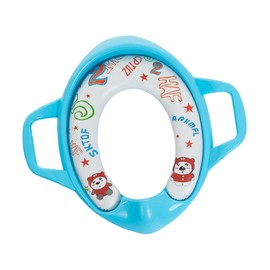 Harilla Kids Toilet Seat Potty Seat Cover Non-Slip Compact Toddler Toilet Seat Training Toilet Seat for Blue