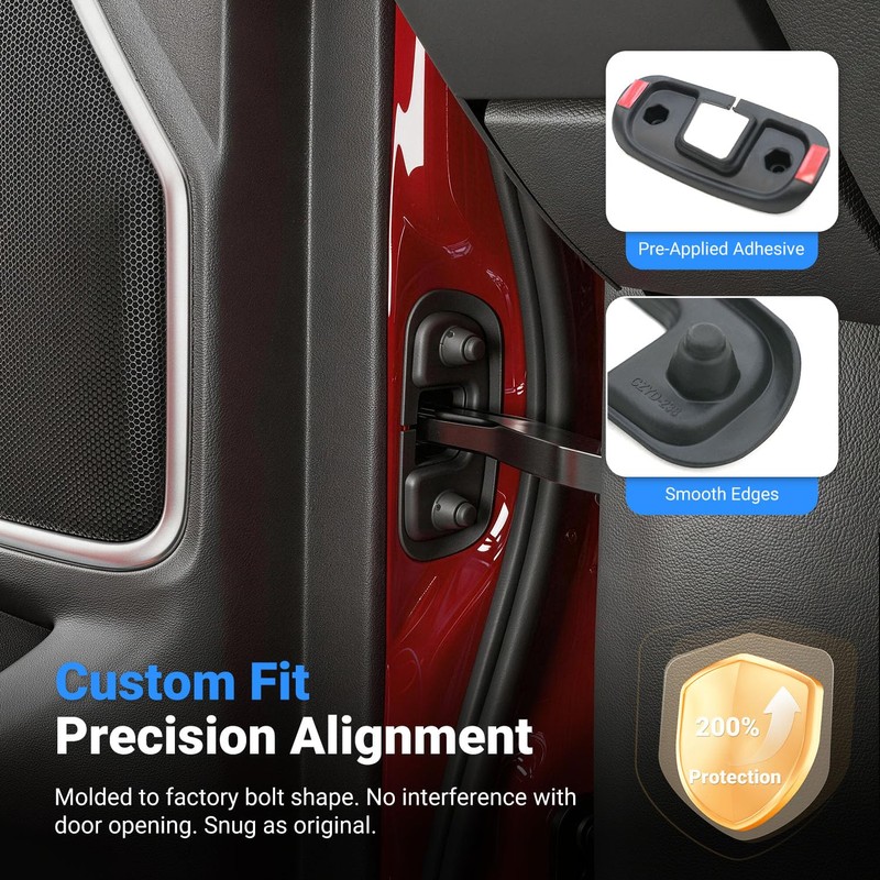 CZmenghe Door Hinge Cover Trim Compatible with 2019-2026 Dodge RAM