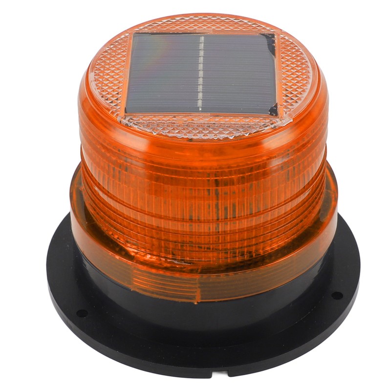 Solar Beacon Light Caution Light 8 LED Dusk to Dawn