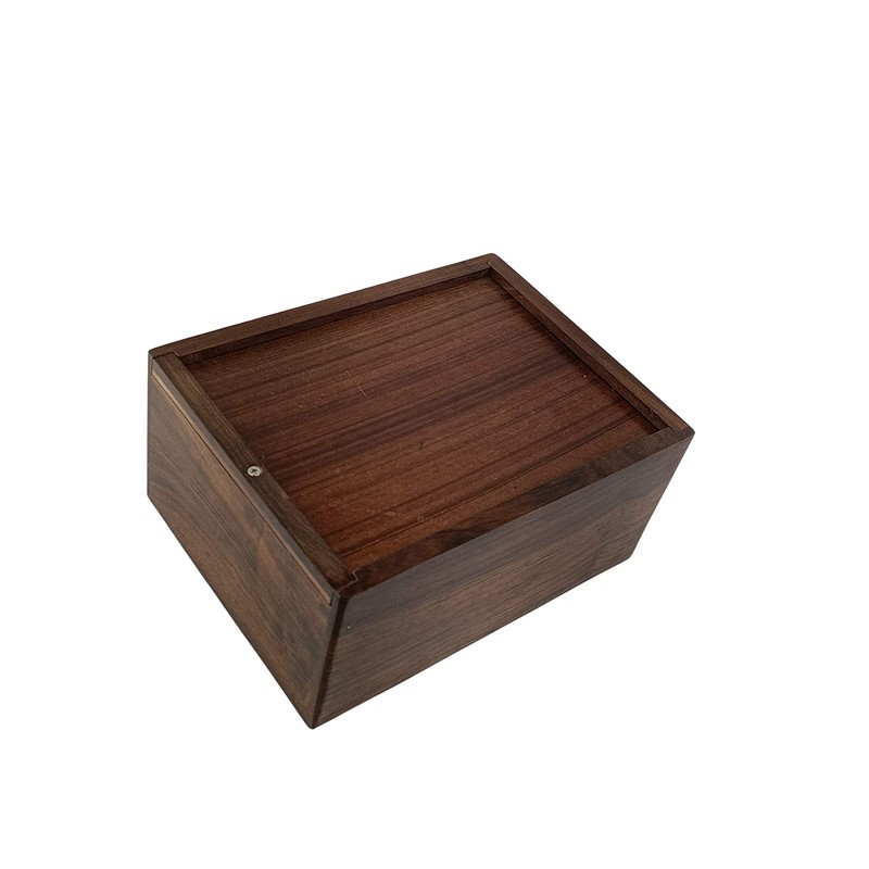 Indian Glance Wooden Urn Box - Urn for Human Ashes