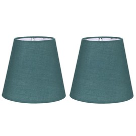 Balacoo 2pcs Cloth Lamp Shades Medium Lamp Shade Fabric Lamp Shade Fabric Light Shades Small Lamp Shade Clip LampShade Replacement Table Light Cover Light Accessories