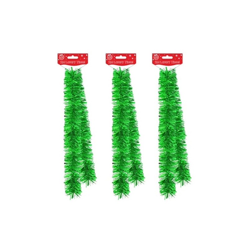 Widdle Gifts 6 Metre Chunky Tinsel Tree Room Christmas Decoration