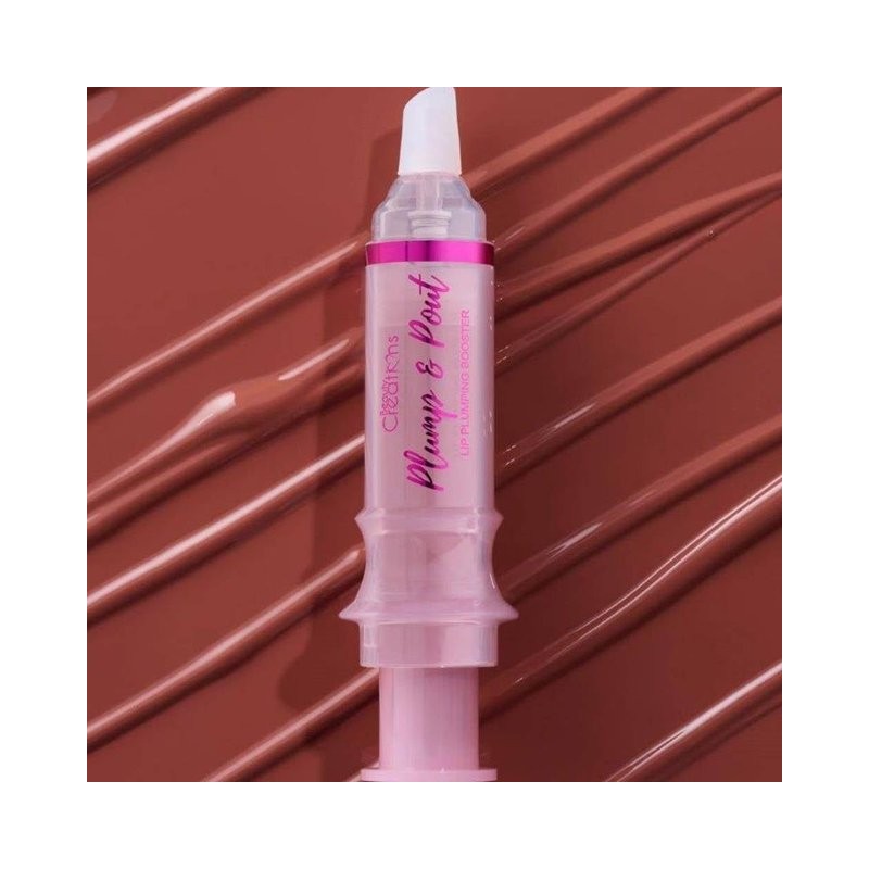 Brillo labial Beauty Creations Plump & pout brattitude mocha con