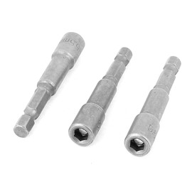 TA-VIGOR 3Pcs 5.5mm Magnetic Nut Setter Driver Drill Bit Set, 1/4 inch Hex Shank Quick Change, 65mm Length Metric Nut Driver Set for Woodworking, Machine Maintenance, Auto Repairing, Furnitures