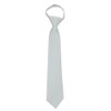 ZIP-ADF-12 - Mens Solid Color Zipper Necktie