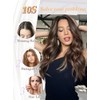 PANEWAY Toppers De Pelo Para Mujeres 20 Pulgadas De Largo