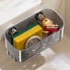Sponge Holder with Strong Suction Cup, Dish Sponge Caddy Inside