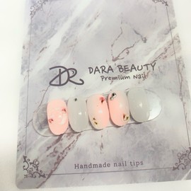 Dara Beauty April Art of the MonthFresh Flower Embossed Nail❣ - Nail Glue / 다라뷰티 4월 이달의아트생화 엠보네일❣ - 네일글루