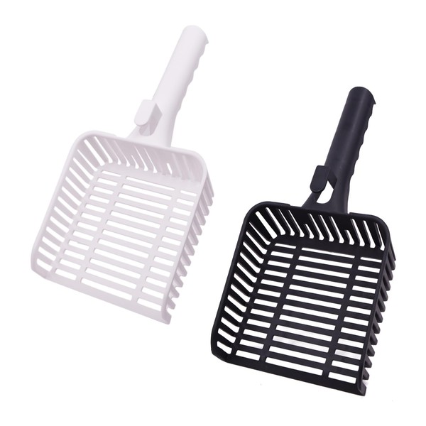 YXQ 2Pcs Litter Scoop for Cats Plastic Durable Deep Shovel