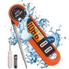 K-MART Meat Thermometer with Foldable Food Temperature Probe, Waterproof Food