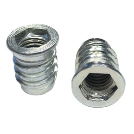 12 Screw In With Covering Edge Hexagon Drive Screw Nuts Galvanised Metal