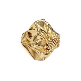 4 pcs 14K Gold Filled Twisted Corrugated Beads 7.5 mm x 6.5 mm Gold-Filled Twisted Garlic Nugget Beads 14/20Kt (4)