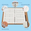 Refillable Address Book with Alphabetical Tabs, w/Pockets, 648 Large Print