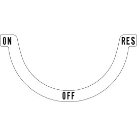 Unbranded Fits Yamaha VXR PRO 93 94 95 650 700 WAVE RUNNER JET SKI FUEL SHUT OFF OVERLAY