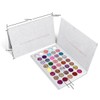 Nicear 40-Color Glitter Eyeshadow Palette - Waterproof & High-Pigment, 15x10x6cm