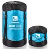 Compression Stuff Sack for Sleeping Bag - Lightweight Compression Bag,Water-Resistant