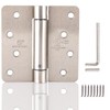 3 Pieces Self Closing Door Hinge 4 inch Satin Nickel
